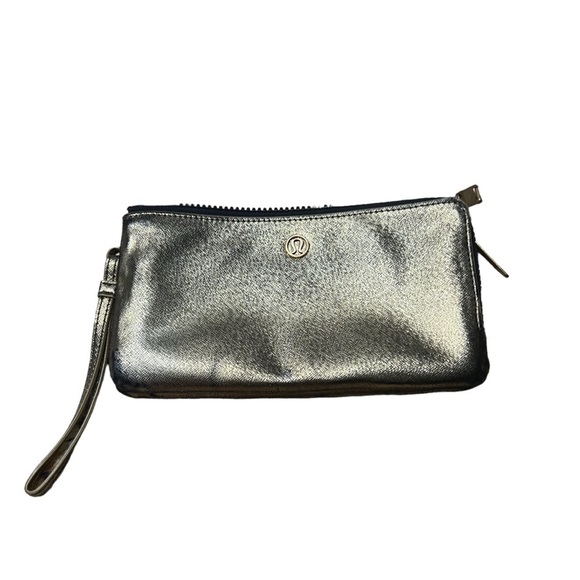 LULULEMON Double Up Wallet Gold (wear on corners) - Picture 1 of 8